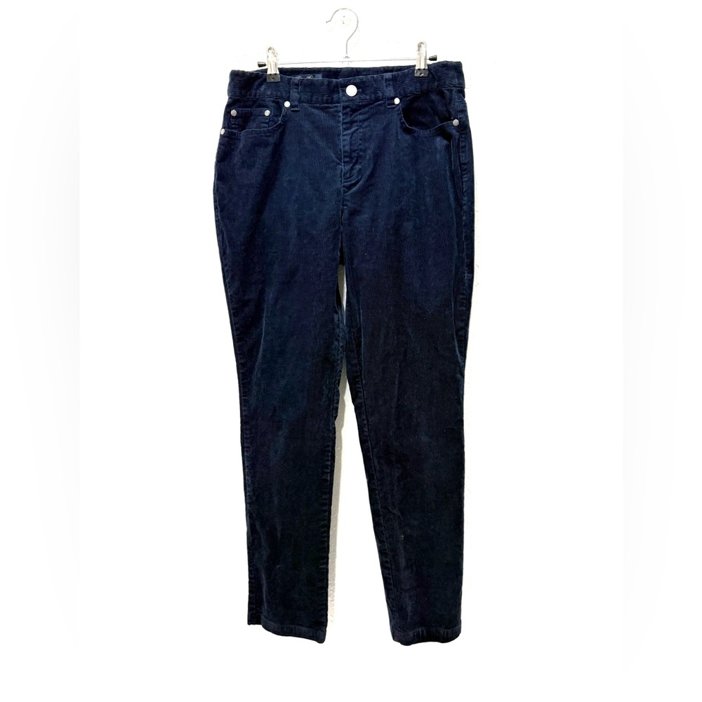 Brooks Brothers Women's Dark Blue corduroy pants 8‎